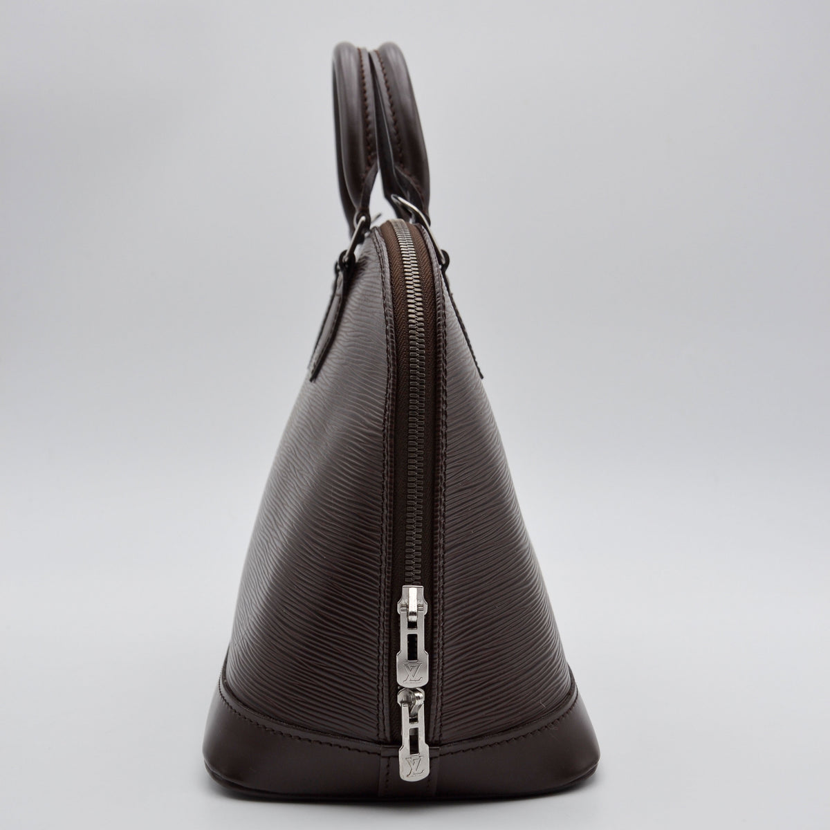 Louis Vuitton Alma Cuir Épi Chocolat