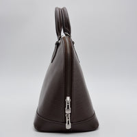 Louis Vuitton Alma Cuir Épi Chocolat