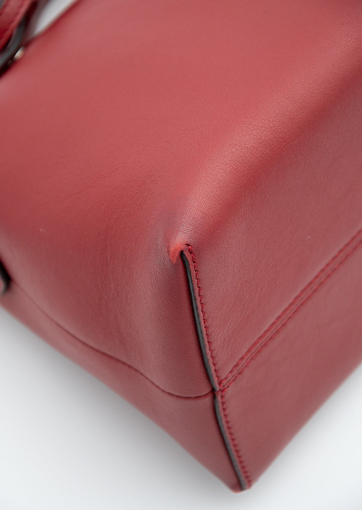 Fendi By The Way Medium Red Leather Bag