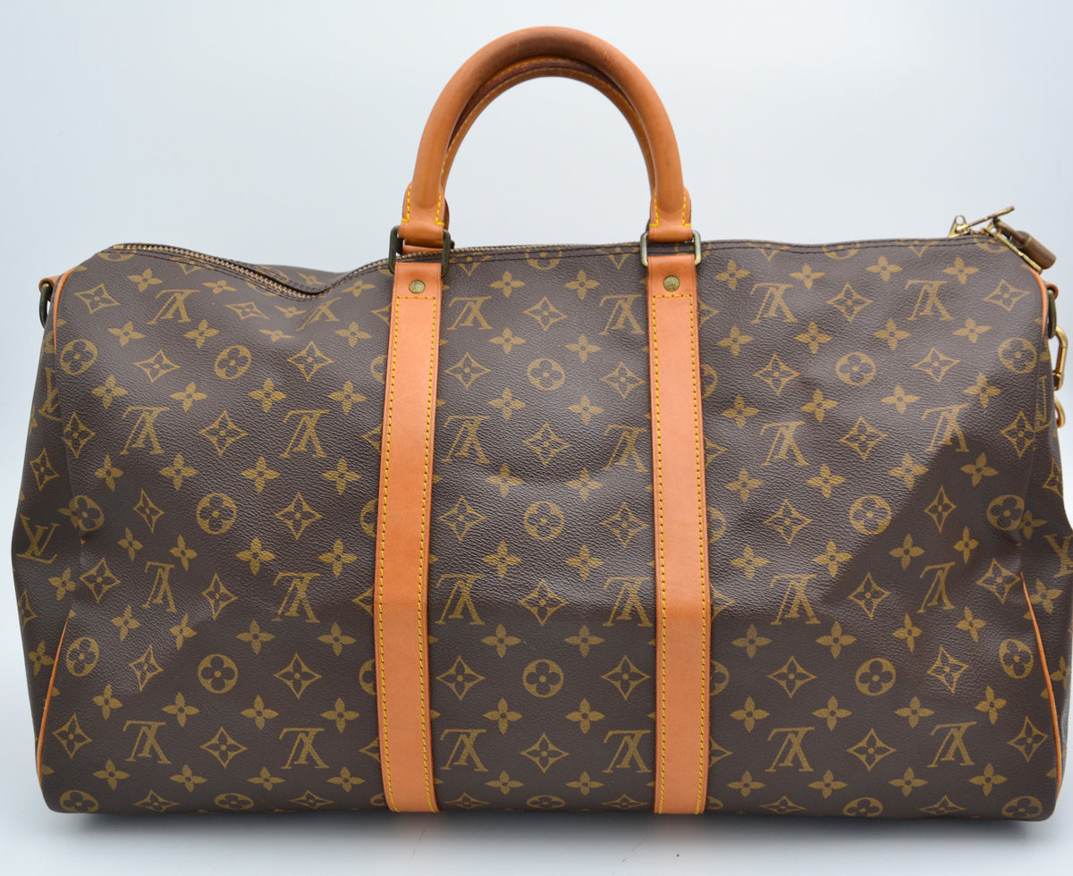 Keepall Bandoulière 50 Louis Vuitton en toile Monogram - cadenas