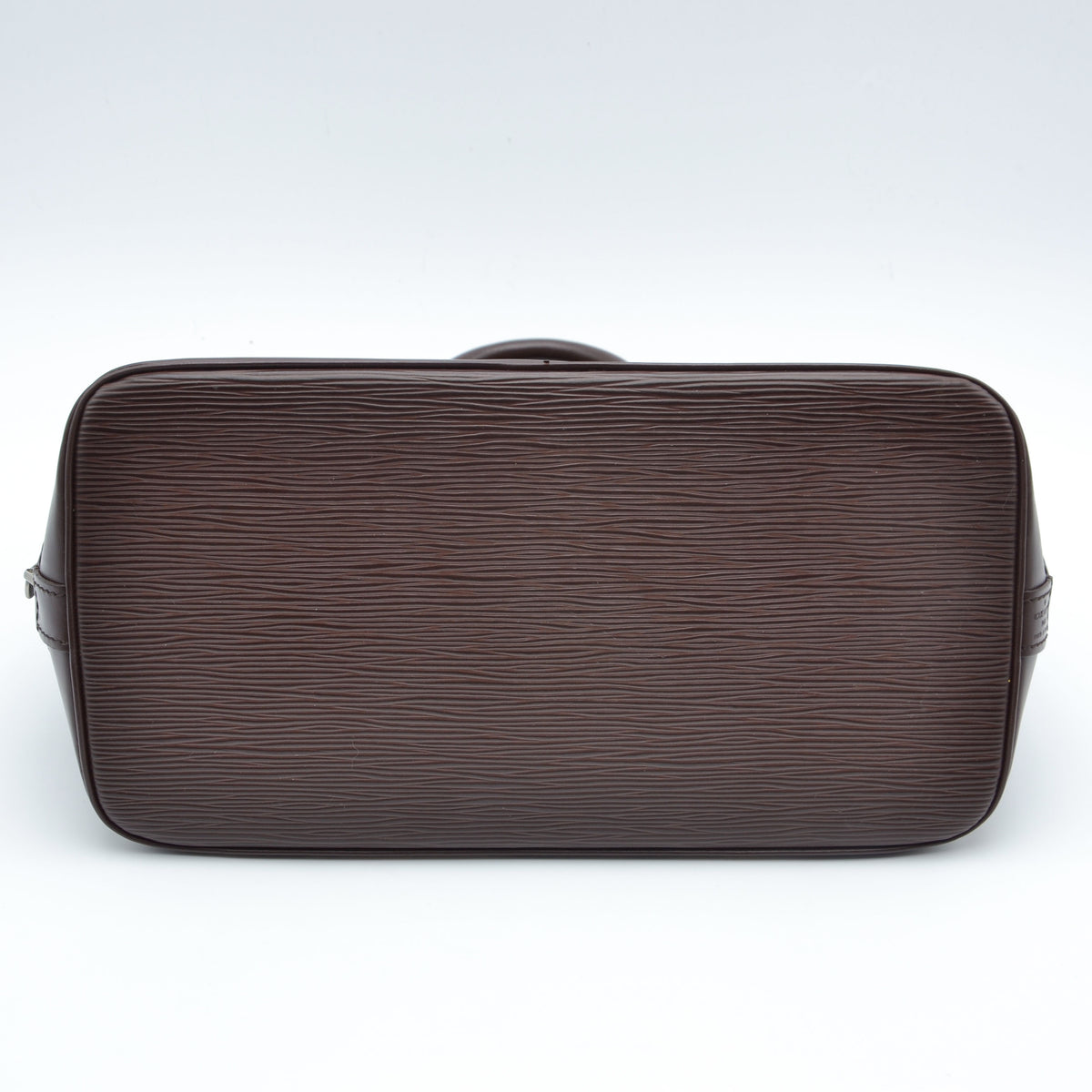 Louis Vuitton Alma Cuir Épi Chocolat