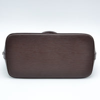 Louis Vuitton Alma Cuir Épi Chocolat