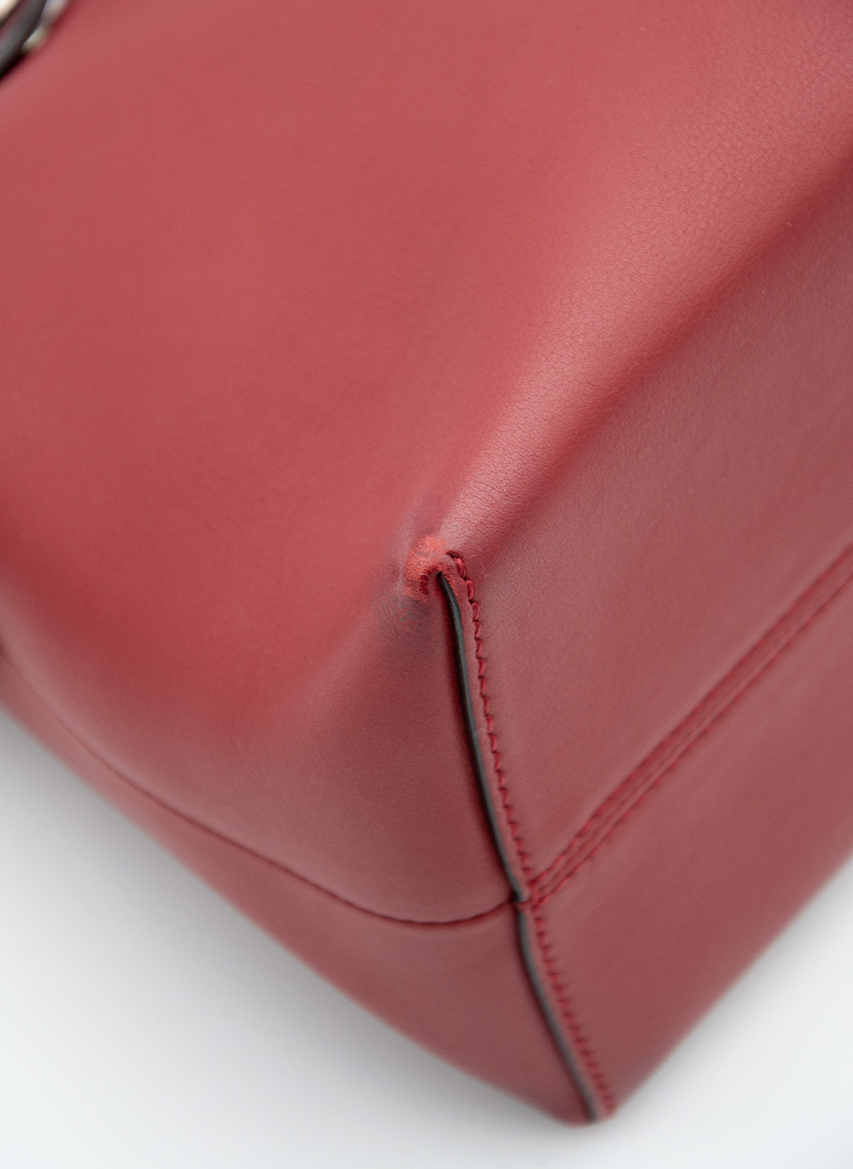 Fendi By The Way Medium Red Leather Bag