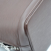 Louis Vuitton Alma Cuir Épi Chocolat