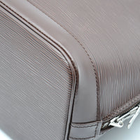 Louis Vuitton Alma Cuir Épi Chocolat