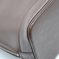 Louis Vuitton Alma Cuir Épi Chocolat