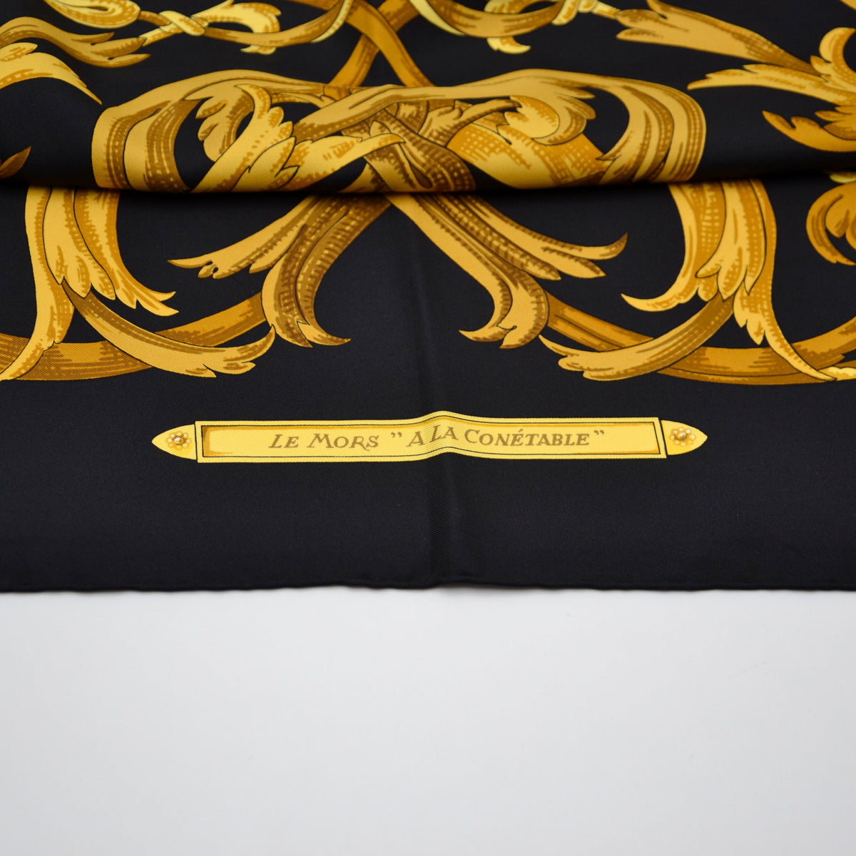 Carré 90 Hermès "Le Mors À La Conétable"