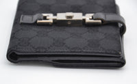 Portefeuille Gucci Vintage Toile GG Noir · Fermoir Jackie