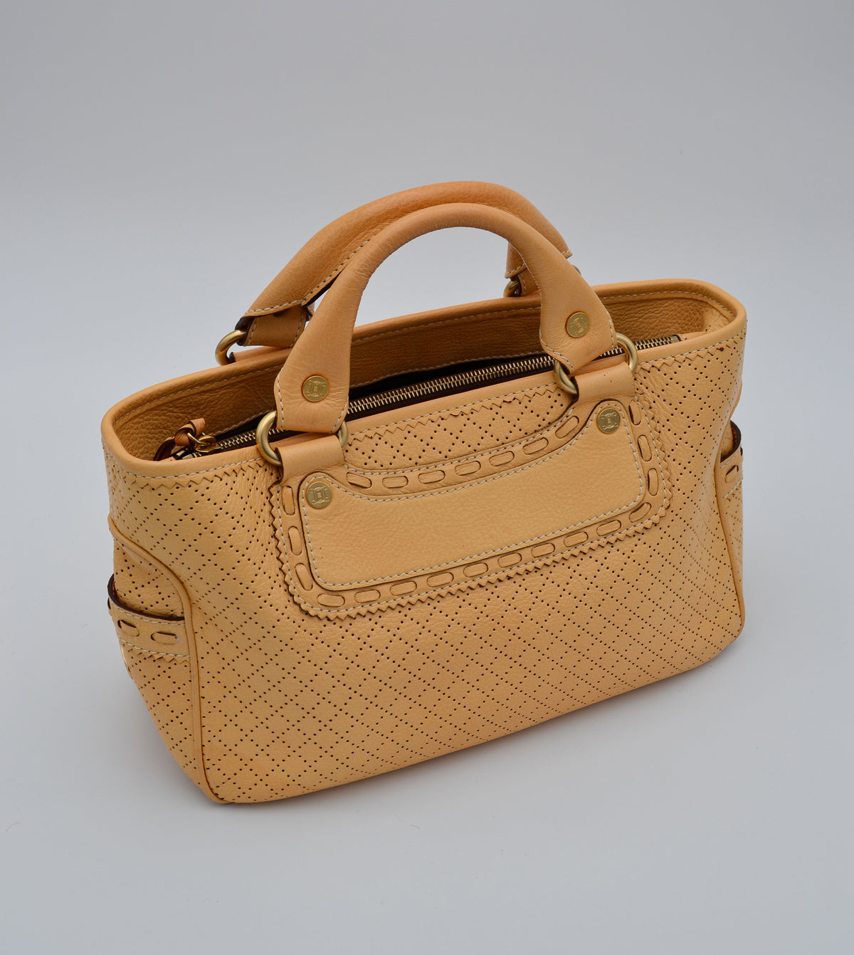 Sac Céline Boogie en Cuir Perforé