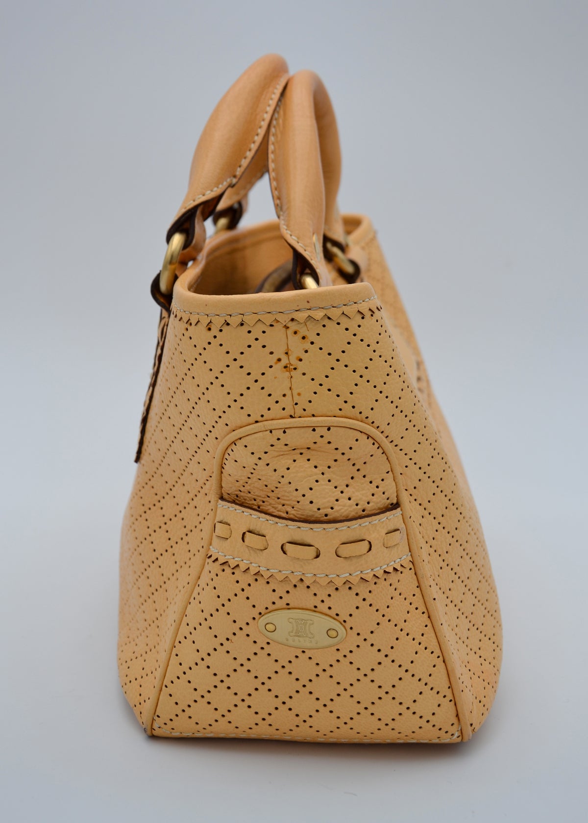 Sac Céline Boogie en Cuir Perforé