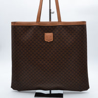 Céline Tote Vintage Grand Format Toile Macadam