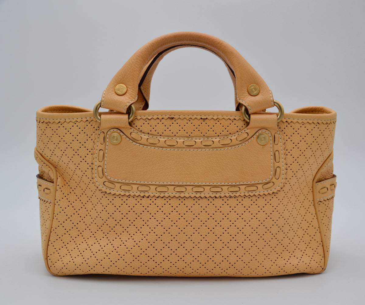 Sac Céline Boogie en Cuir Perforé
