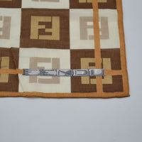 Bandana Fendi Vintage Coton Monogram Zucca