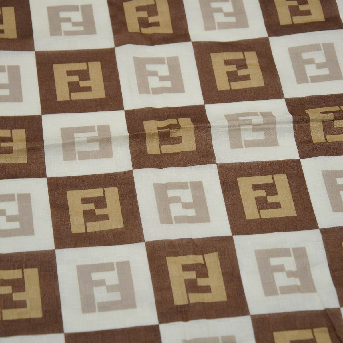Bandana Fendi Vintage Coton Monogram Zucca