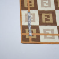 Bandana Fendi Vintage Coton Monogram Zucca