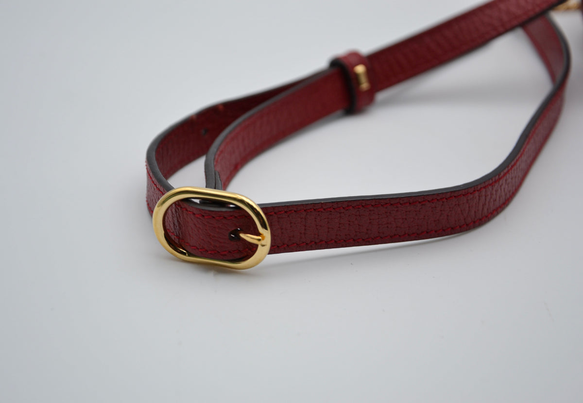 Mini sac à dos Gucci GG Supreme floral Bloom rouge