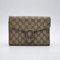 Gucci Dionysus Wallet on Chain GG Supreme
