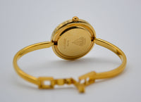 Montre Bezel femme beige quartz