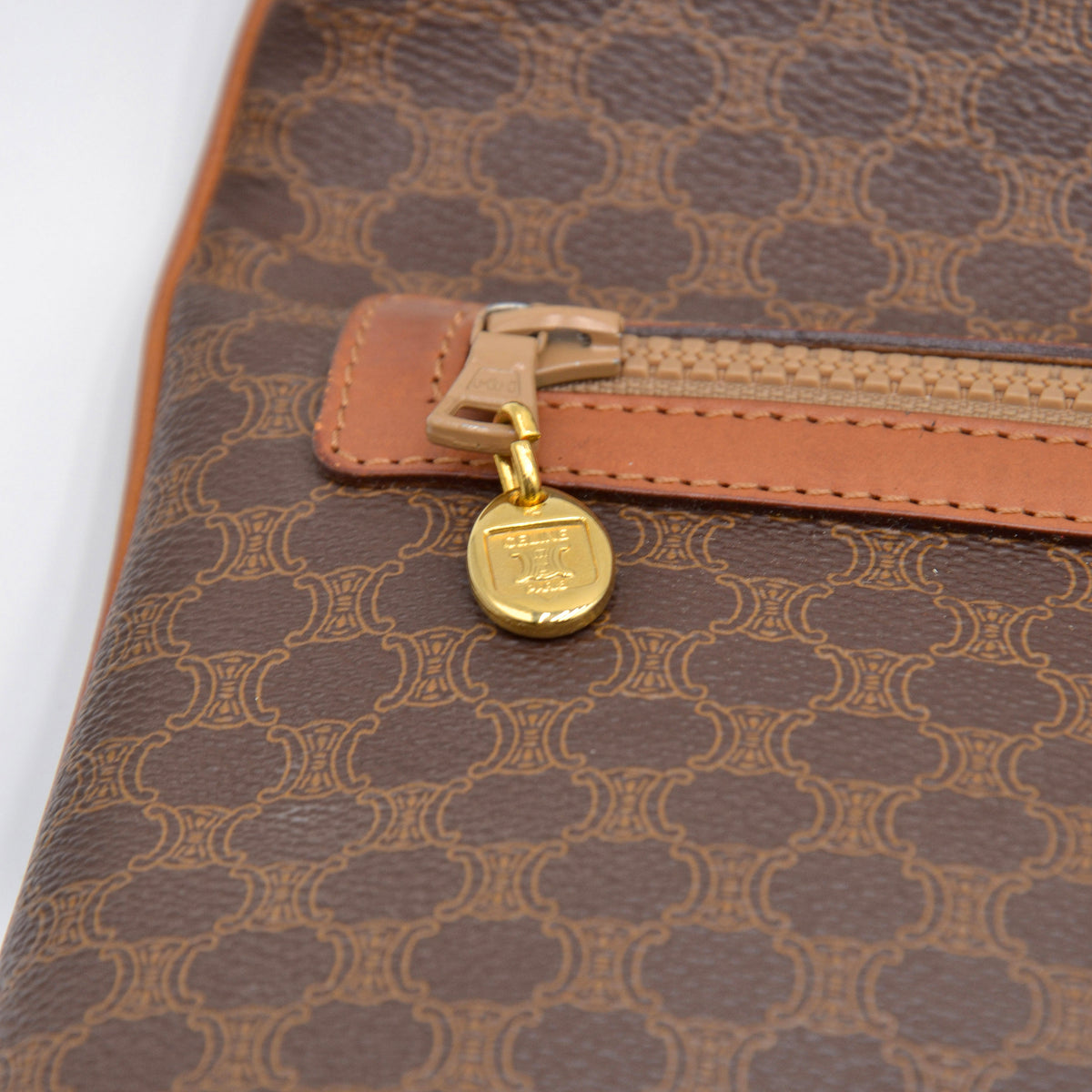 Pochette Céline vintage toile Macadam