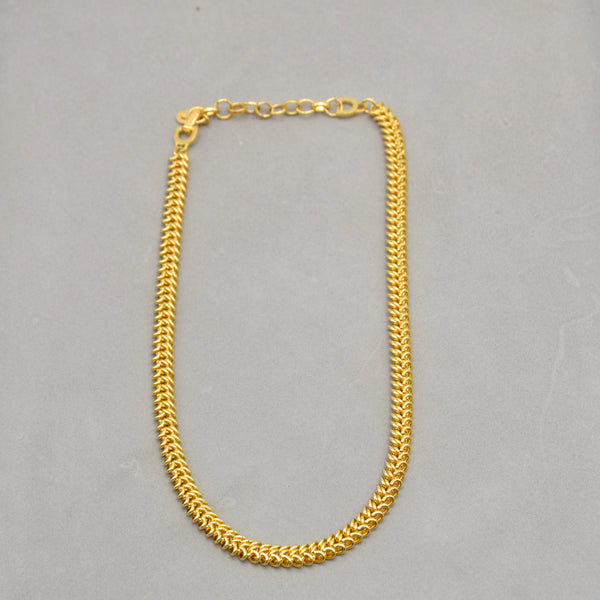 Collier chaîne Dior vintage plaqué or