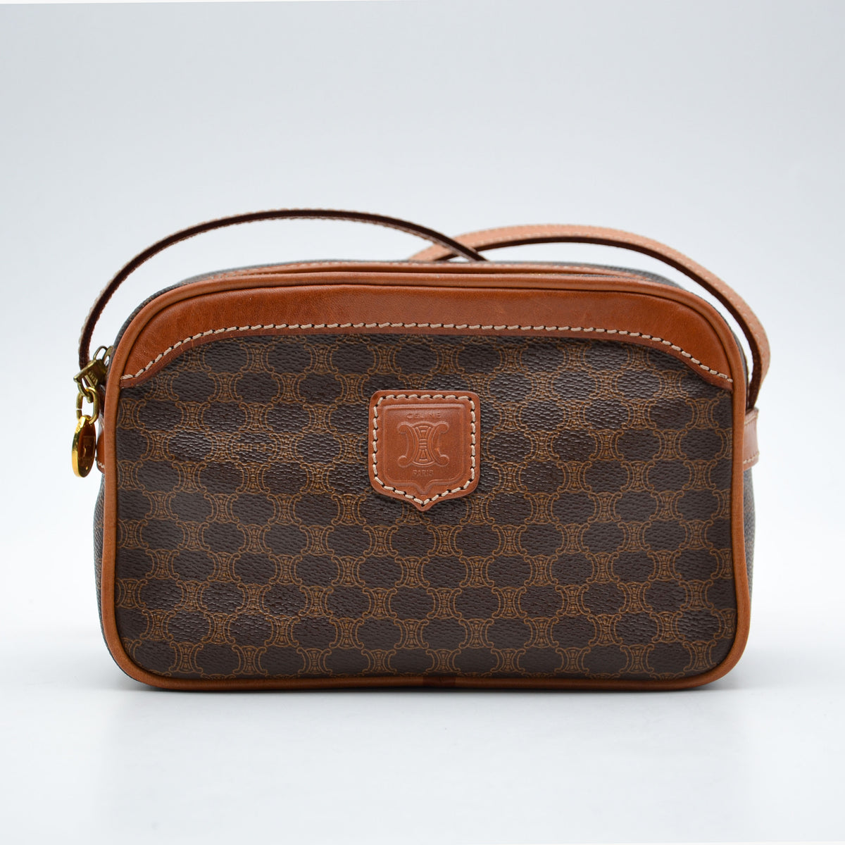 Céline Mini Camera Bag Macadam Vintage 1986