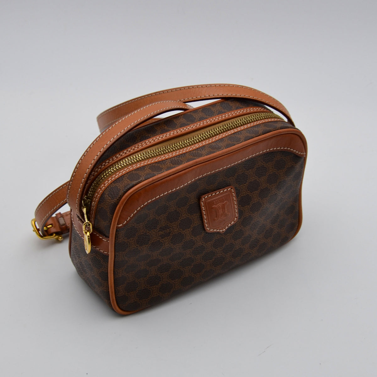 Céline Mini Camera Bag Macadam Vintage 1986