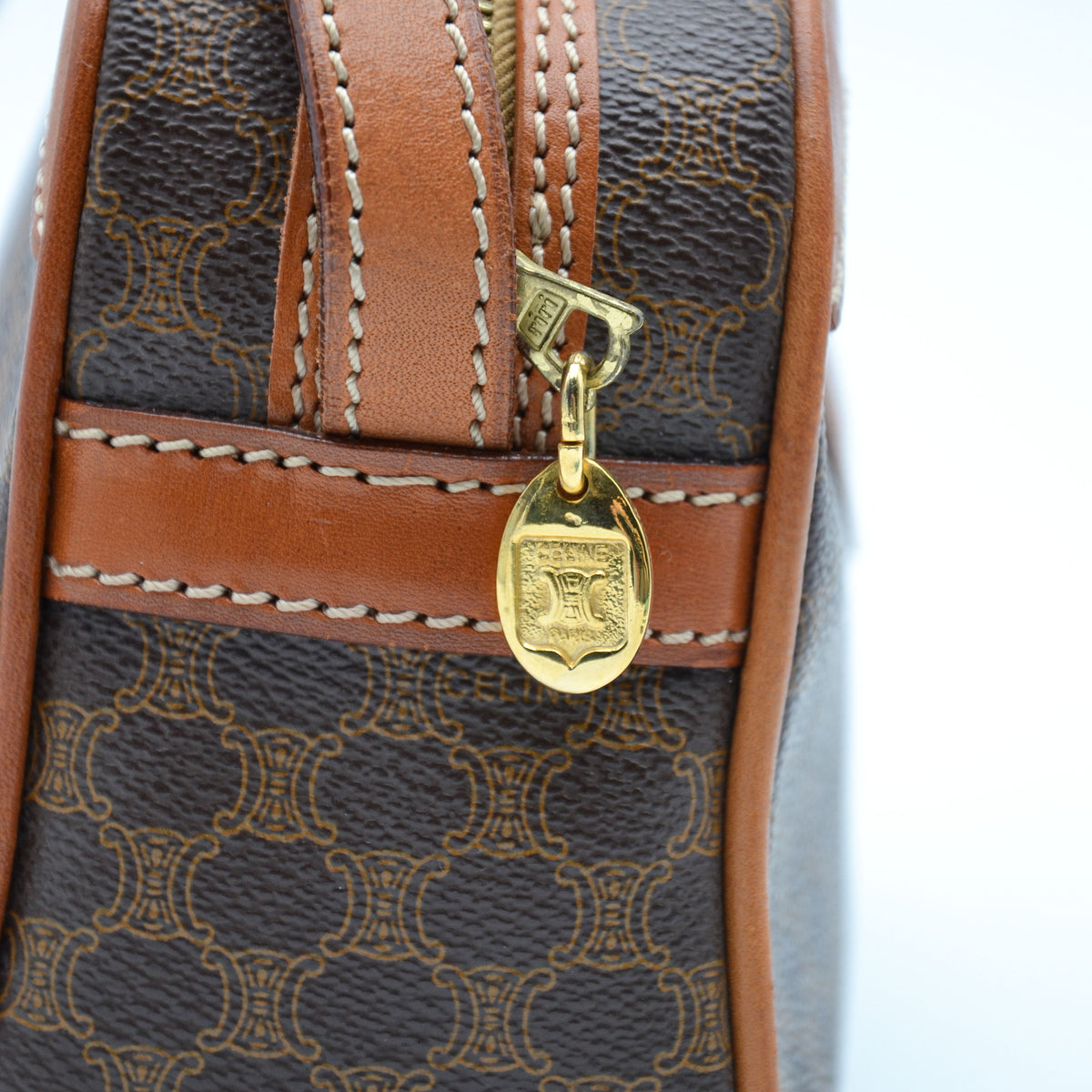 Céline Mini Camera Bag Macadam Vintage 1986