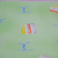 Foulard Chanel Coton Vert Pastel
