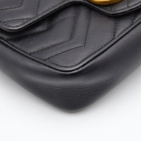 Sac Gucci GG Marmont Super Mini Matelassé Noir