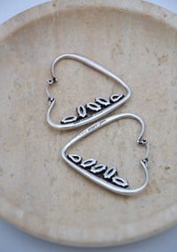 Boucles d’oreilles Saint Laurent cœur