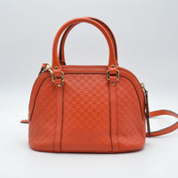 Sac Dome Guccissima cuir orange mandarine