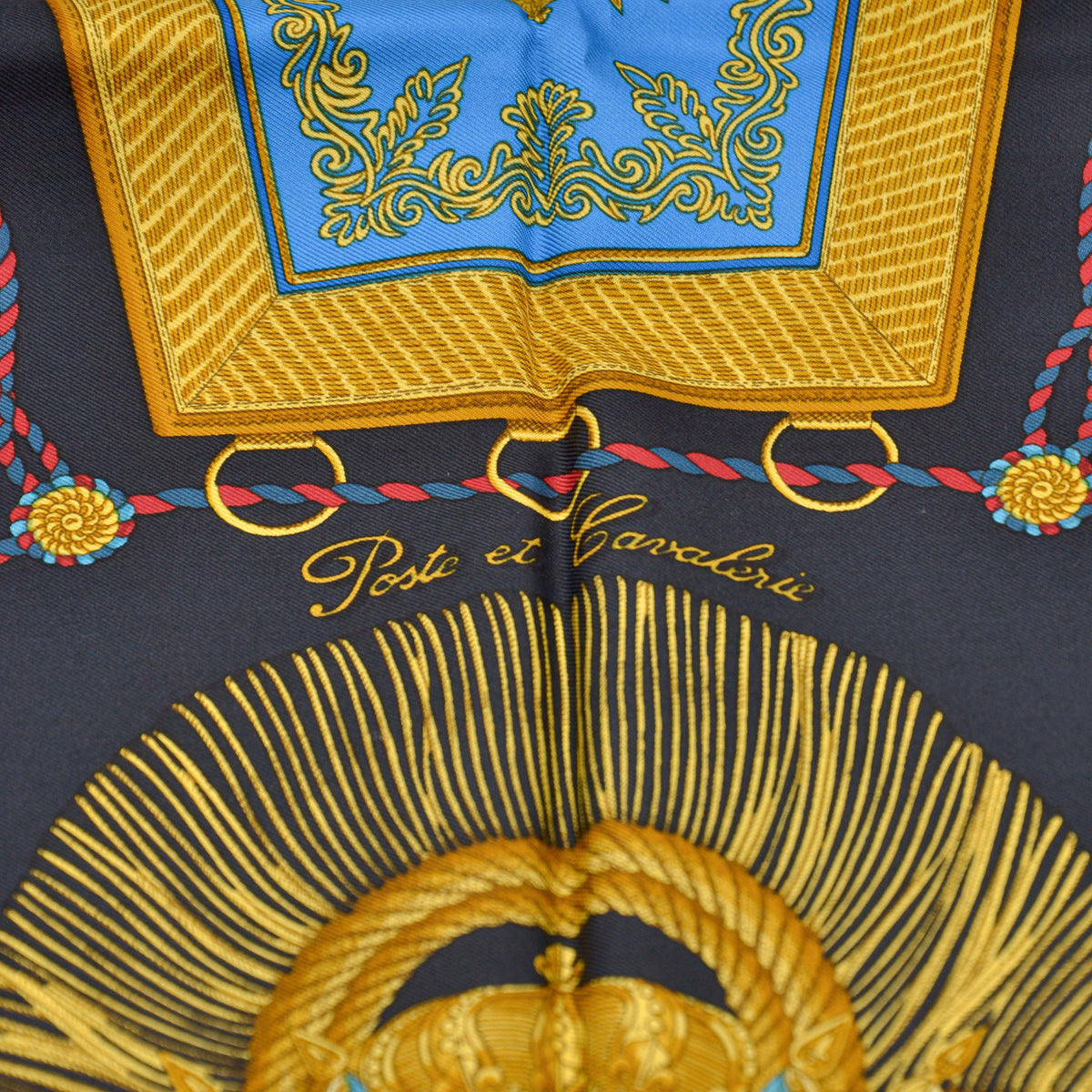 Carré Hermès Poste et Cavalerie vintage