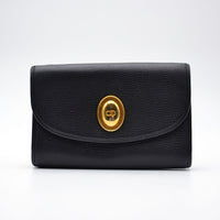 Dior crossbody cuir noir vintage