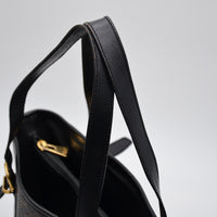 Cabas Céline Macadam Toile Enduite Noire