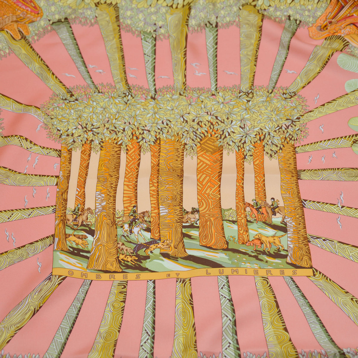 Foulard Hermès Ombres et Lumières Carré 90