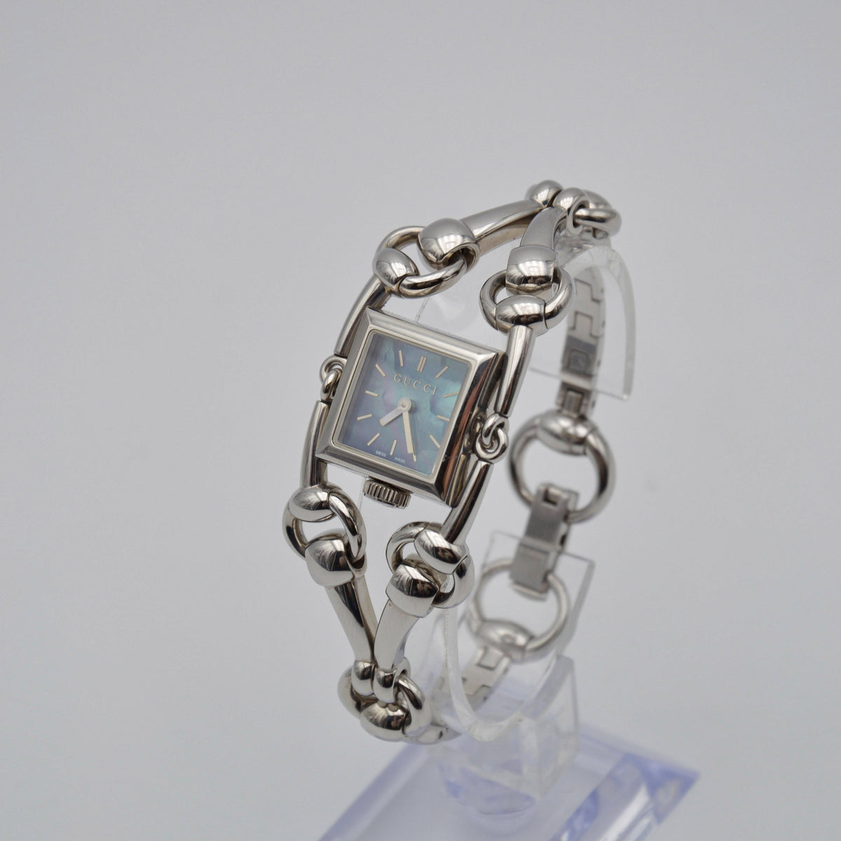 Montre Gucci Signoria 116.5 Cadran Nacre Bleue