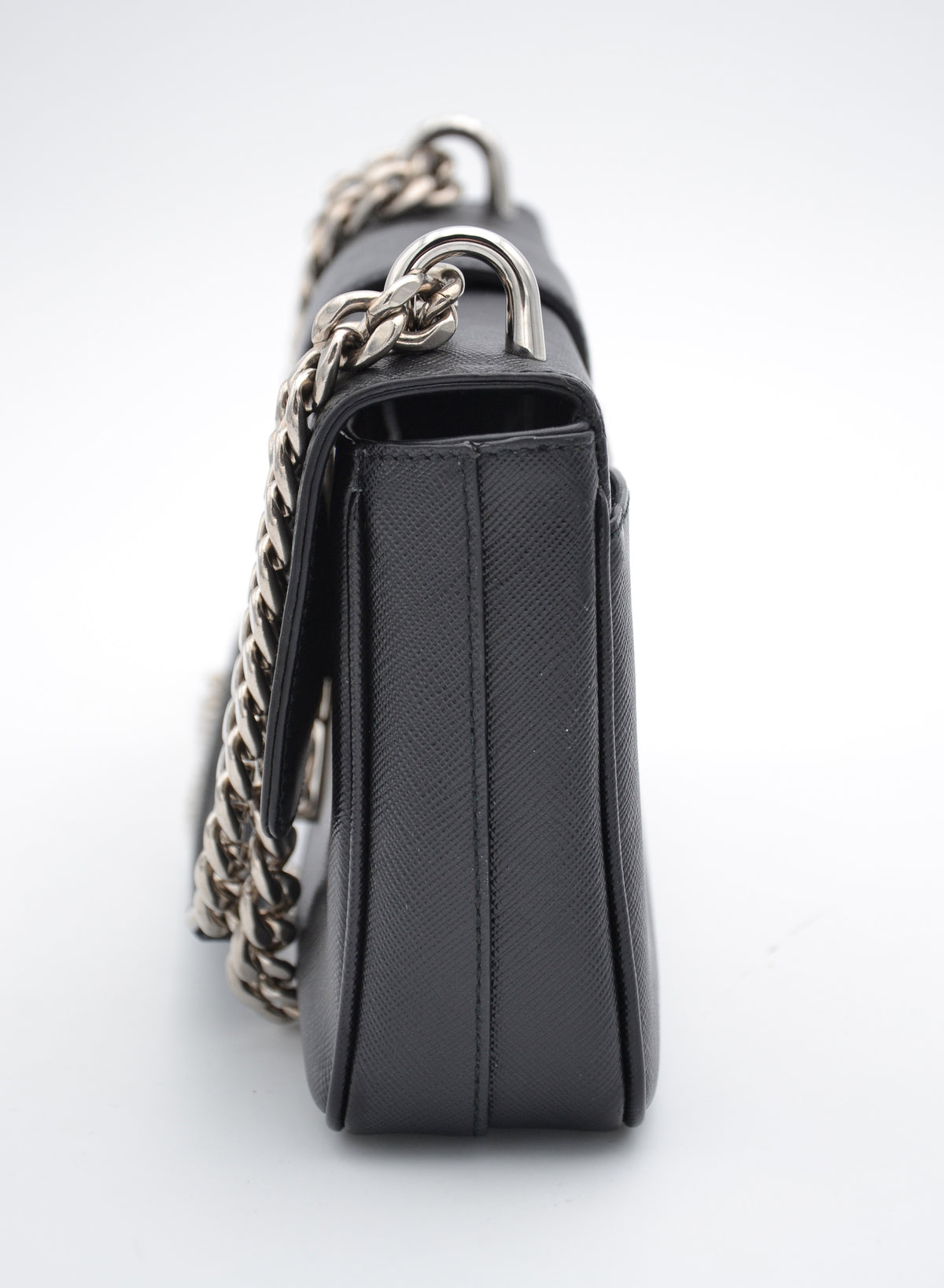 Sac Prada en cuir Saffiano noir