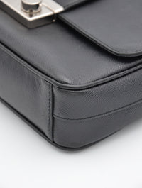 Sac Prada en cuir Saffiano noir