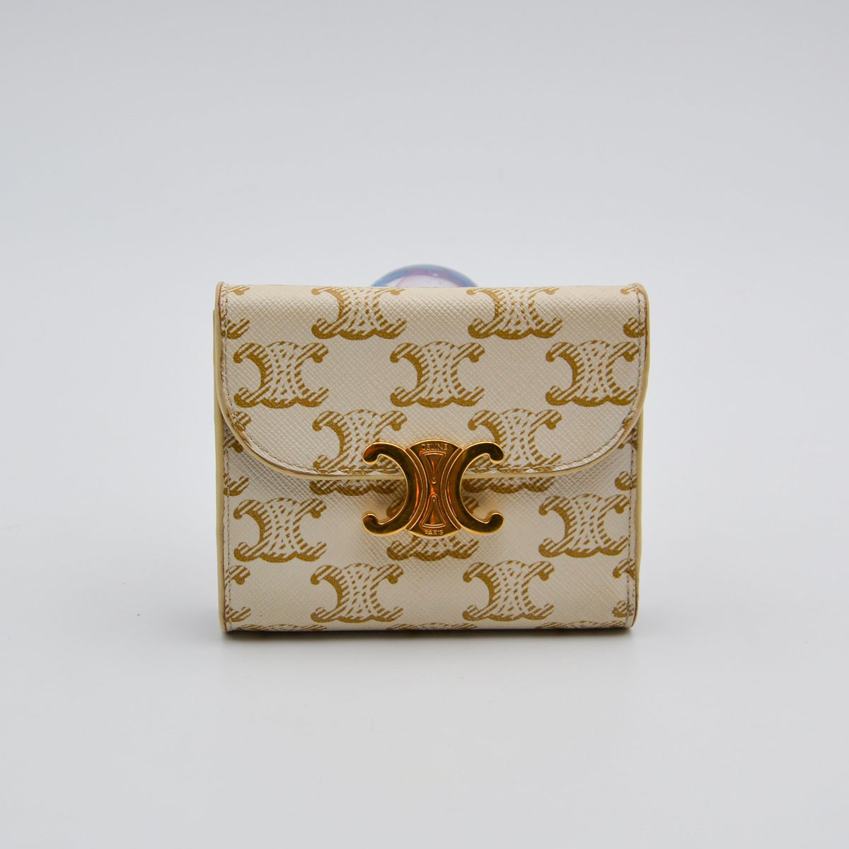 Portefeuille Céline Small Flap Wallet Triomphe
