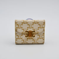 Portefeuille Céline Small Flap Wallet Triomphe