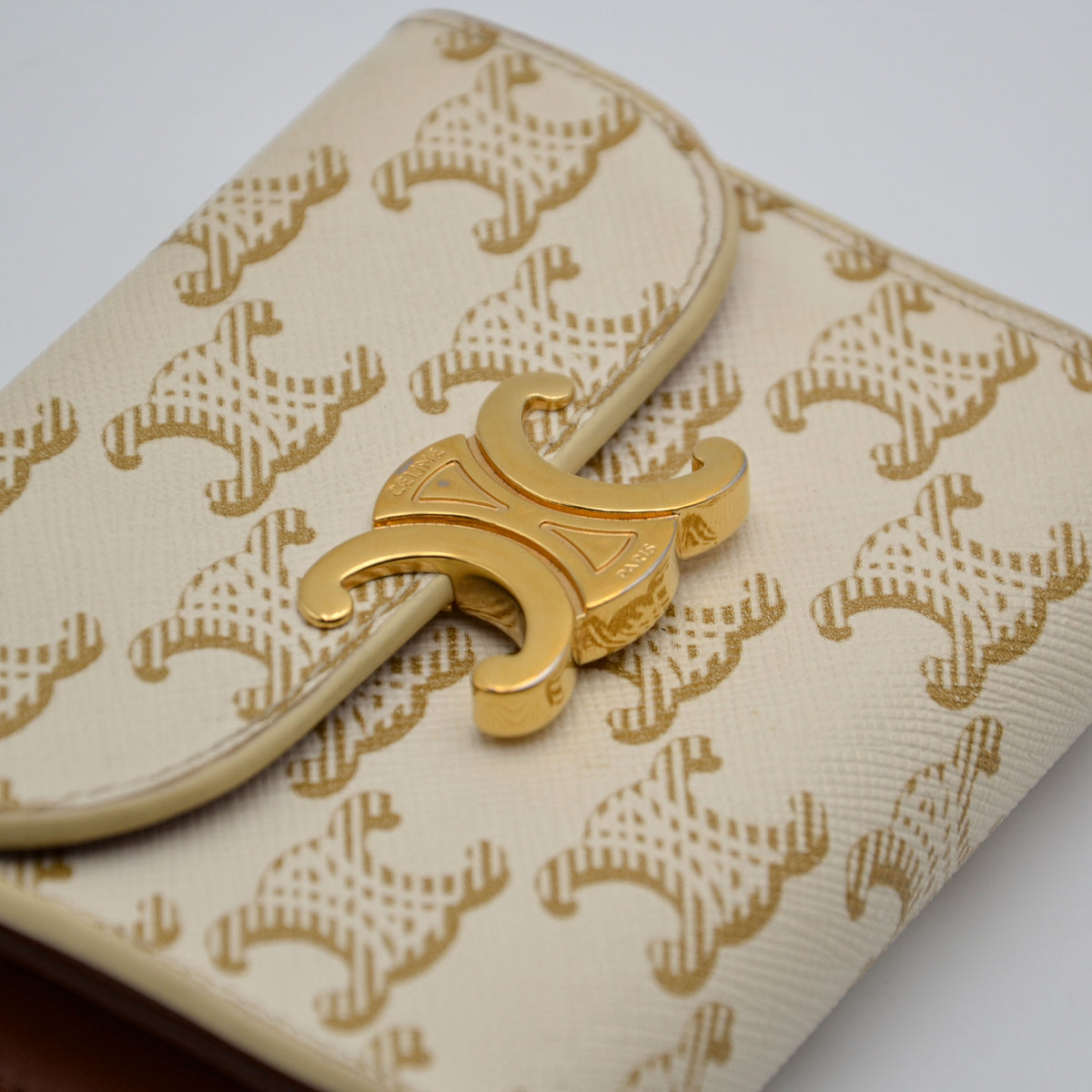 Portefeuille Céline Small Flap Wallet Triomphe