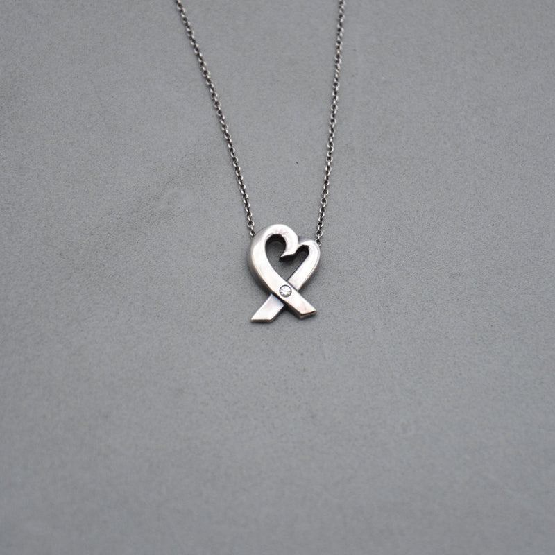 Collier Tiffany & Co. Paloma Picasso Loving Heart Diamant