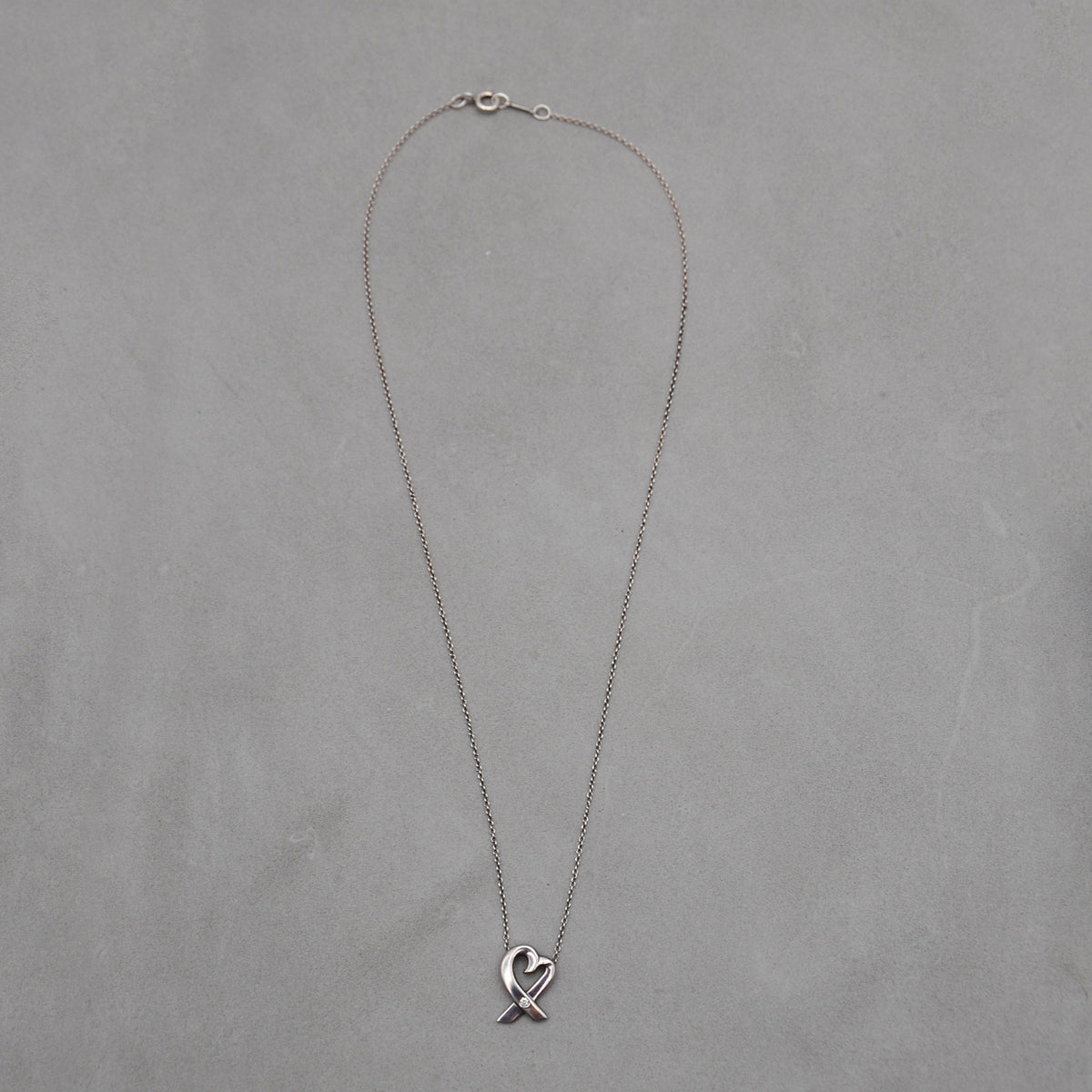 Collier Tiffany & Co. Paloma Picasso Loving Heart Diamant