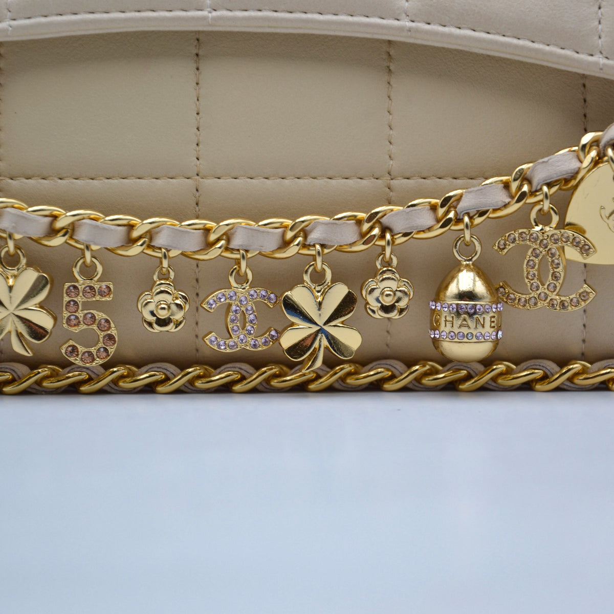 Chanel Chocolate Bar Lucky Charms East-West Flap