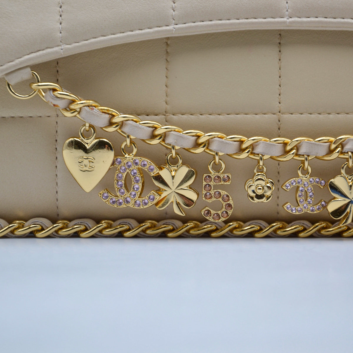 Chanel Chocolate Bar Lucky Charms East-West Flap