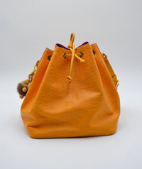 Louis Vuitton Noé PM Cuir Épi Jaune