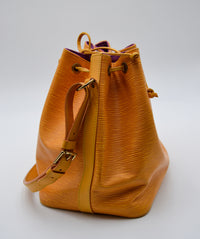 Louis Vuitton Noé PM Cuir Épi Jaune
