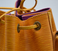 Louis Vuitton Noé PM Cuir Épi Jaune