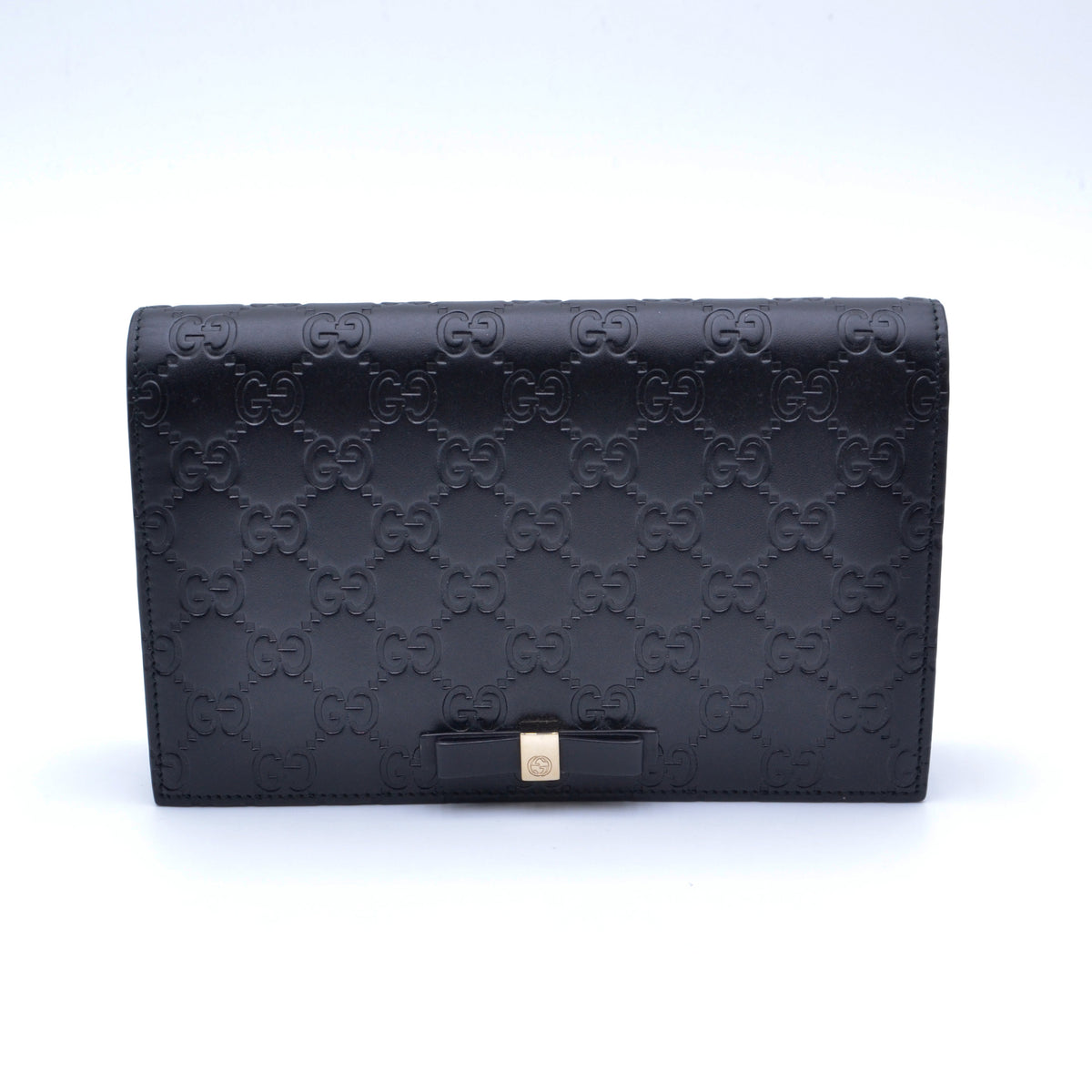 Gucci Wallet on Chain Guccissima Noir
