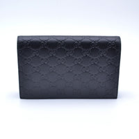 Gucci Wallet on Chain Guccissima Noir